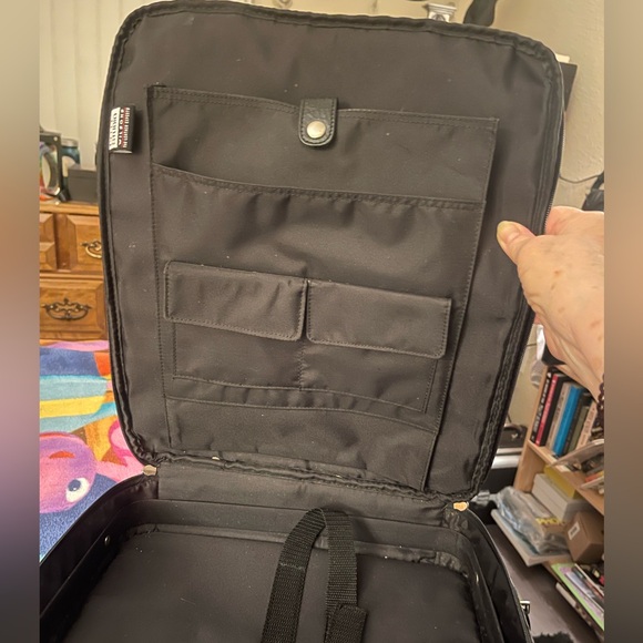 Lg Leather Valise Laptop Briefcase 1995 Pelle Studio Wilsons The Leather Experts - Picture 4 of 15